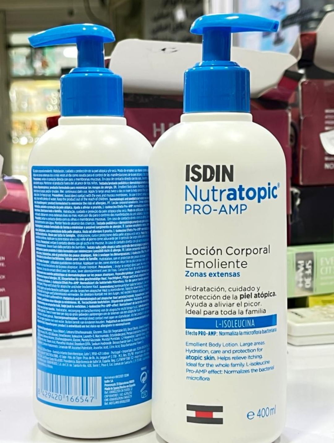 لوسیون‌آبرسان‌بدن‌ Nutratopic PRO-AMPحجم 400 میل