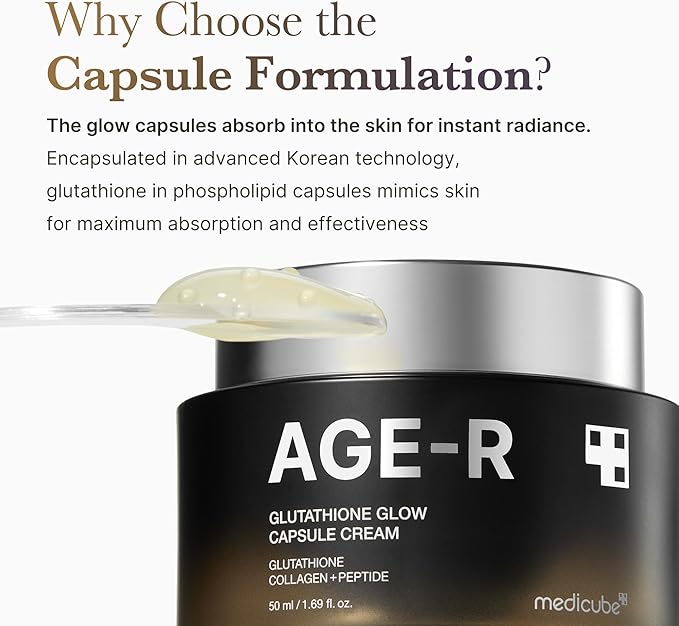 کرم کپسولی گلوتاتیون مدیکیوب مدل AGE-R (اورجینال)