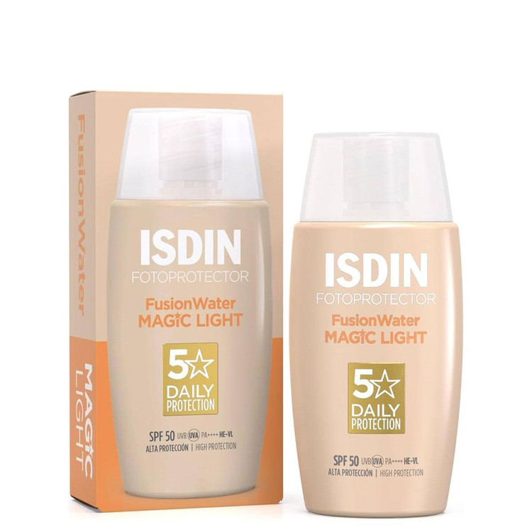 ضد آفتاب فیوژن واتر مجیک رنگ لایت اورجینال Fotoprotector Fusion Water Magic Light SPF 50